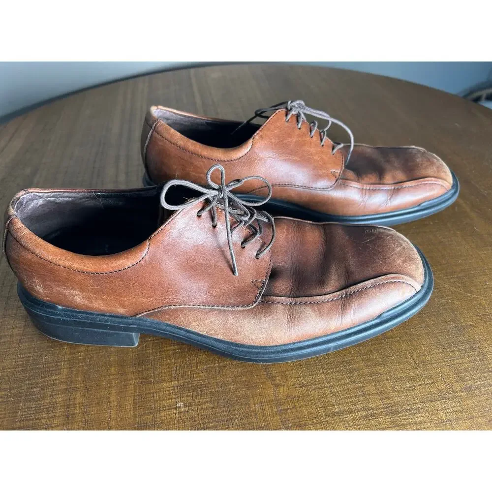 Rockport Dress Men's Sz 10M Brown Leather Lace‎ Up Low Top Oxford APM1004E
